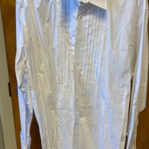 White Tuxedo long sleeve shirt
